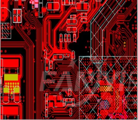 Layout case — TV box main board