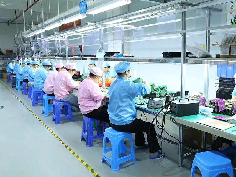 Through-hole (DIP) assembly line